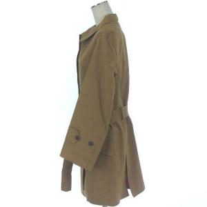 MACKINTOSH コート ステンカラー コットン ロング 34 ブラウン