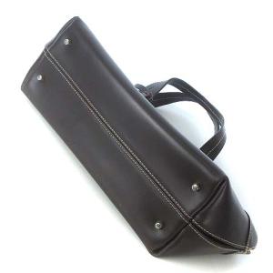 FURLA レザー ハンド バッグ ブラウン