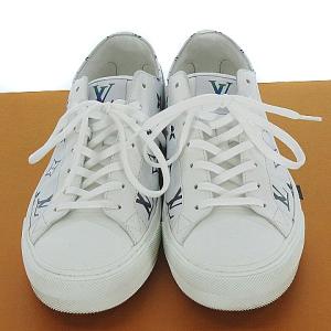 LOUIS VUITTON 2021SS タトゥーライン スニーカー モノグラム RU PVC 8 ホワイト 1A8KHO