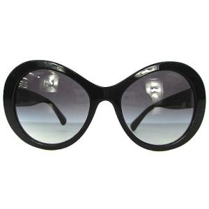 CHANEL 5372-A C501/S6 ココマーク サングラス セルフレーム ブラック