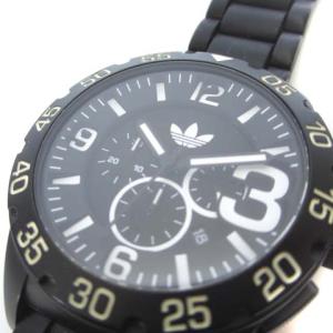 adidas Originals NEWBURGH ニューバーグ ADH2859 腕時計 クォーツ クロノグラフ SS 黒文字盤 ブラック 黒