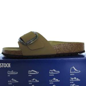 BIRKENSTOCK 21SS Madrid Big Buckle 1018726 サンダル ヌバック 37 ベージュ