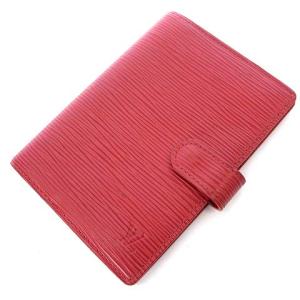 LOUIS VUITTON R2005E エピ アジェンダ PM 手帳カバー カスティリアンレッド