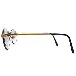 GIORGIO ARMANI K18 サングラス オーバル リムレス ゴールド