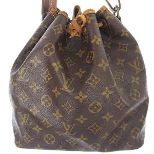 80's ヴィンテージ モノグラム プチ ノエ  ショルダーバッグ ブラウン