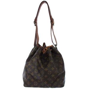 LOUIS VUITTON 80's ヴィンテージ モノグラム プチ ノエ  ショルダーバッグ ブラウン
