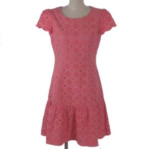 近年モデル ワンピース フラワーモチーフ 総レース M