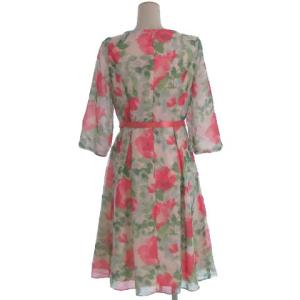 M'S GRACY 近年モデル ワンピース フレア 花柄 白 M