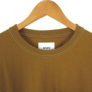 WTAPS 21SS 212ATDT-CSM08 BLANK Tシャツ 半袖 SS ブラウン