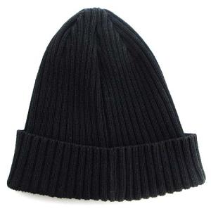 Supreme 18SS Overdyed Ribbed Beanie ボックスロゴ ブラック