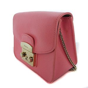 FURLA METROPOLIS MINI BGZ7-ARE ショルダー バッグ レザー ピンク 