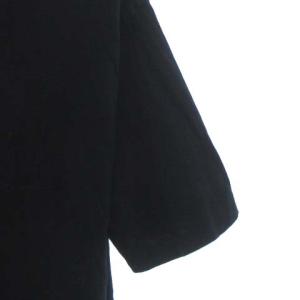 PRADA ロゴ刺繍半袖Tシャツ L ネイビー