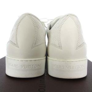LOUIS VUITTON モノグラム レザー スニーカー ホワイト 36 白