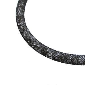 SWAROVSKI 美品 Stardust ネックレス シングル ブラック シルバー