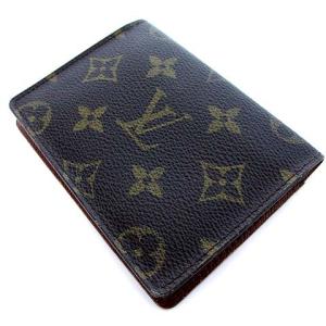 LOUIS VUITTON M60533 ポルト2カルト ヴェルティカル パスケース ブラウン