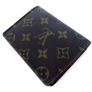 LOUIS VUITTON M60533 ポルト2カルト ヴェルティカル パスケース ブラウン
