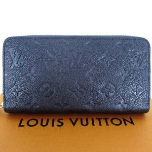 LOUIS VUITTON モノグラム アンプラント ジッピー ウォレット エンボス グレインレザー M80958
