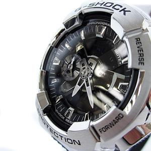 CASIO G-SHOCK GM-110-1ADR MATEL COVERED 腕時計 クォーツ アナデジ ブラック