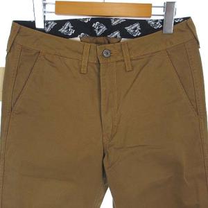 桃太郎ジーンズ MOMOTARO JEANS ハイカウントウエストポイントワークパンツ W30 ブラウン 