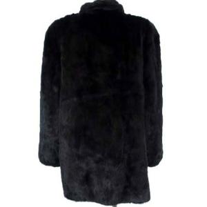 SAGA MINK 銀サガ ミンクファー コート 高級毛皮 裏ペイズリー 総柄 ブラック F