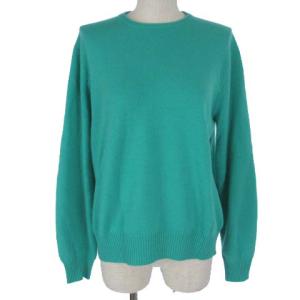 14ゲージクルーネックプルオーバーニットセーター 2 グリーン