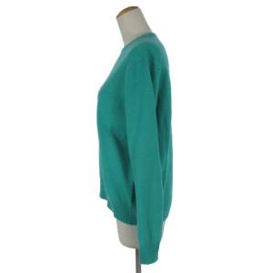 Drawer 14ゲージクルーネックプルオーバーニットセーター 2 グリーン