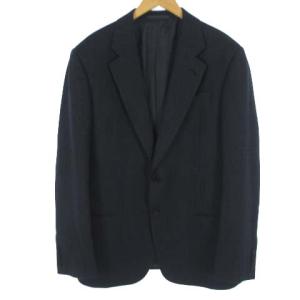 ウールカシミヤ混テーラードジャケット 52 ネイビー  