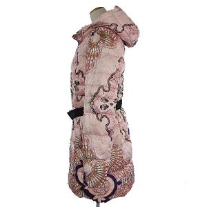 Emilio Pucci ダウンコート 総柄 38 ピンク