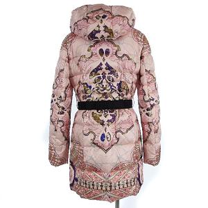 Emilio Pucci ダウンコート 総柄 38 ピンク