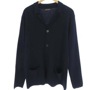ウールニットカーディガン 54 ネイビー