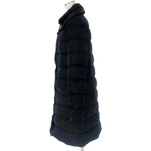 DUVETICA ECO WASH by ZIGNONE ダウンコート ナイロン ツイード ブラック グレー