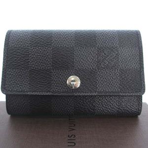 N62662 ダミエ グラフィット ミュルティクレ 6 キーケース グレー ブラック