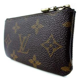 LOUIS VUITTON M62650 モノグラム ポシェット クレ コインケース 小銭入れ キーリング 茶