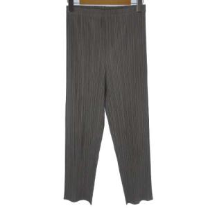 ISSEY MIYAKE プリーツパンツ 4 グレー 