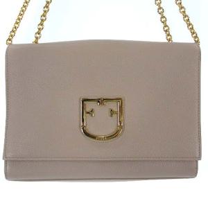 1021377 VIVA MINI POCHETTE チェーン ショルダー バッグ レザー ゴールド金具