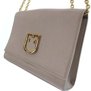 FURLA 1021377 VIVA MINI POCHETTE チェーン ショルダー バッグ レザー ゴールド金具