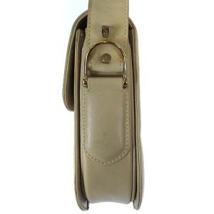 CELINE ヴィンテージ ショルダー バッグ レザー 馬車 ゴールド金具