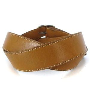 HERMES レザー ベルト 本革 C刻印 ブラウン