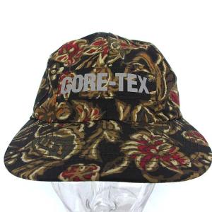 Supreme 18AW GORE-TEX 6-Panel Cap Flower Print ロゴ 花柄