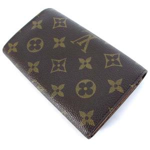 LOUIS VUITTON M61730 モノグラム ポルト モネ ビエ トレゾー 財布 二つ折り L字ファスナー ブラウン 茶 ウォレット