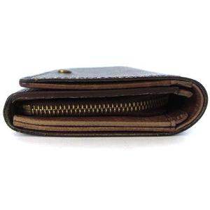 LOUIS VUITTON M61730 モノグラム ポルト モネ ビエ トレゾー 財布 二つ折り L字ファスナー ブラウン 茶 ウォレット