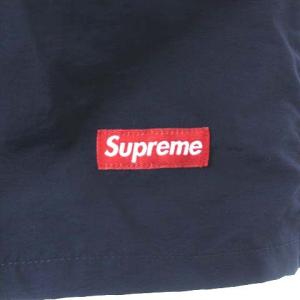 Supreme 19SS ナイロンスイムショーツ スモールボックスロゴ S 紺