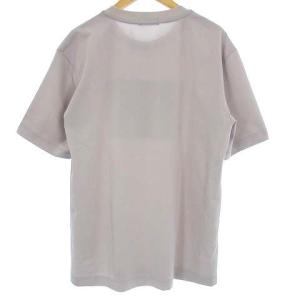 BLACK LABEL CRESTBRIDGE 近年 美品 Tシャツ カットソー 半袖 ロゴ メッシュ クルーネック 51P39-749-42 グレージュ M