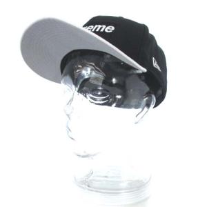 Supreme 22SS 2-Tone Box Logo New Era キャップ 刺繍 ブラック