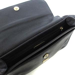 MCM ショルダーバッグ レザー ブラック