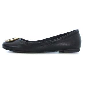 TORY BURCH バレエ シューズ フラット ロゴ ゴールド金具 レザー 50008692 黒 ブラック 5C 22cm相当 靴 シューズ