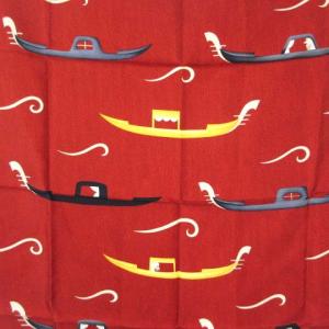 BVLGARI スカーフ 大判 総柄 シルク レッド ホワイト 白 赤 IBO24