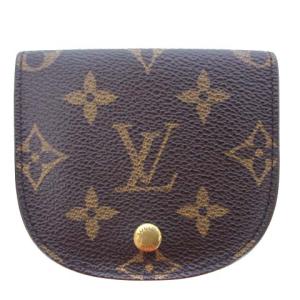 LOUIS VUITTON M61970 モノグラム ポルト モネ グゼ コインケース 小銭入れ 財布 ブラウン