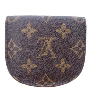 LOUIS VUITTON M61970 モノグラム ポルト モネ グゼ コインケース 小銭入れ 財布 ブラウン