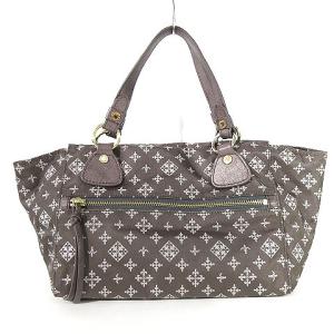 russet バッグ 2WAY ハンド ショルダー モノグラム ロゴ ナイロン 斜め掛け グレー かばん カバン 鞄